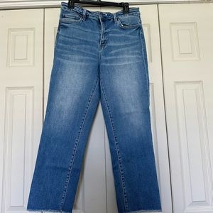 Flying Monkey, raw hem jeans